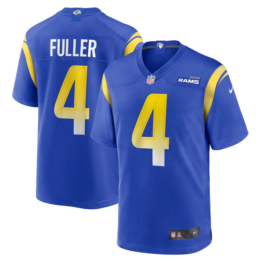 Men Los Angeles Rams #4 Jordan Fuller Nike Royal Game Player NFL Jersey